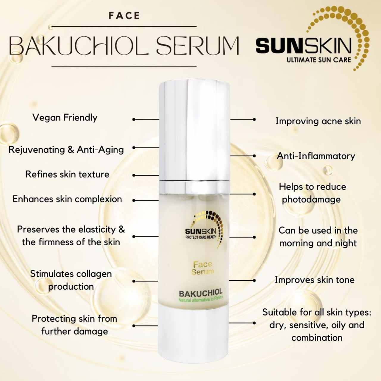 SunSkin Bakuchiol Serum 30ml