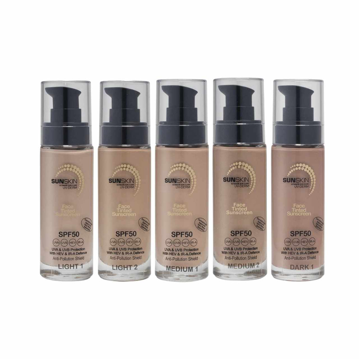 SunSkin UV DERM FACE SPF50 Tinted Sunscreen 30ml