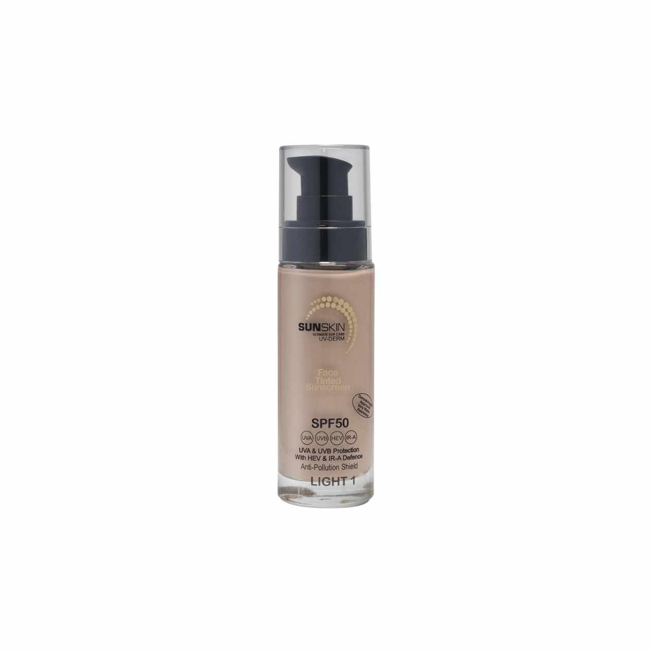 SunSkin UV DERM FACE SPF50 Tinted Sunscreen 30ml
