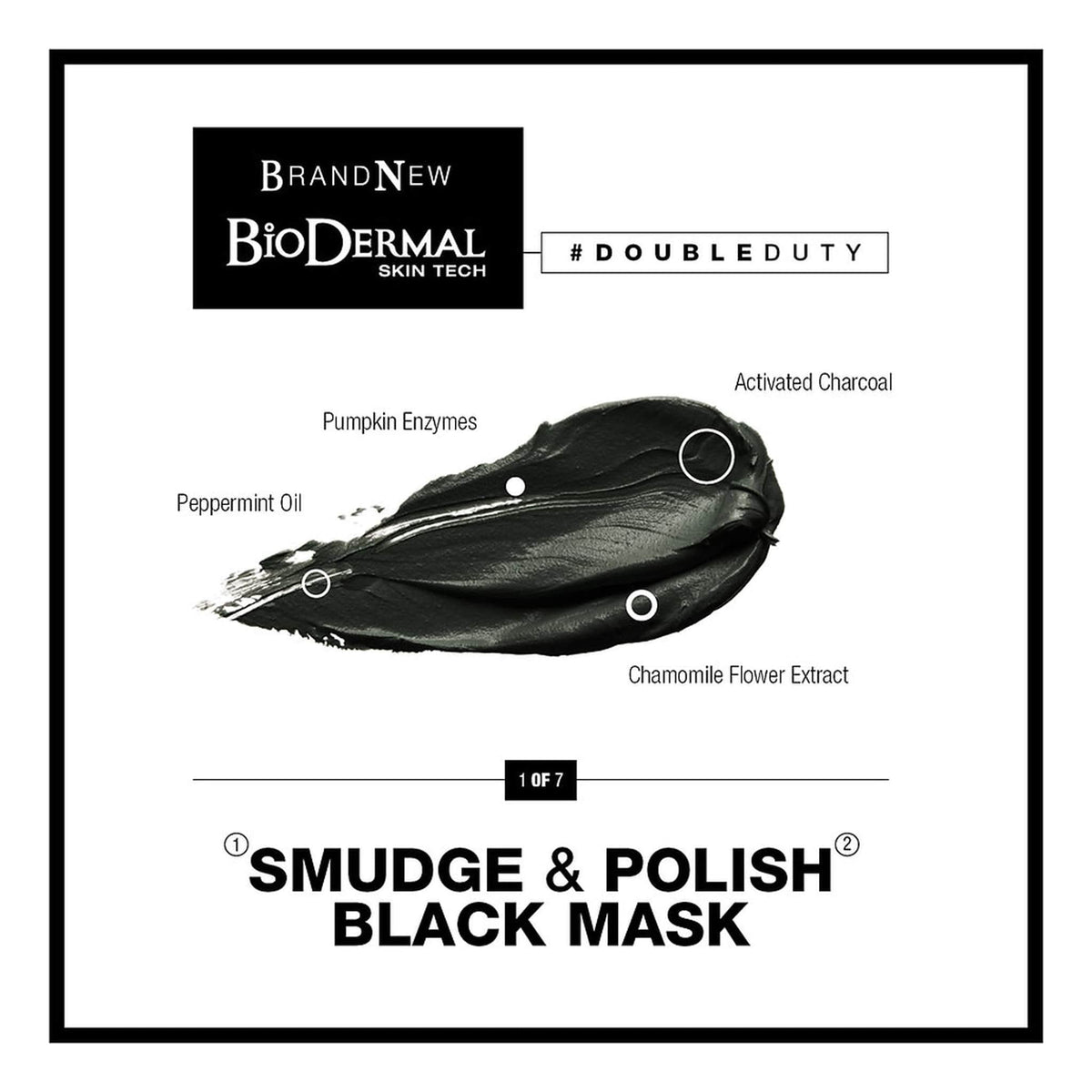 Biodermal Smudge &amp; Polish Black Mask 30ml