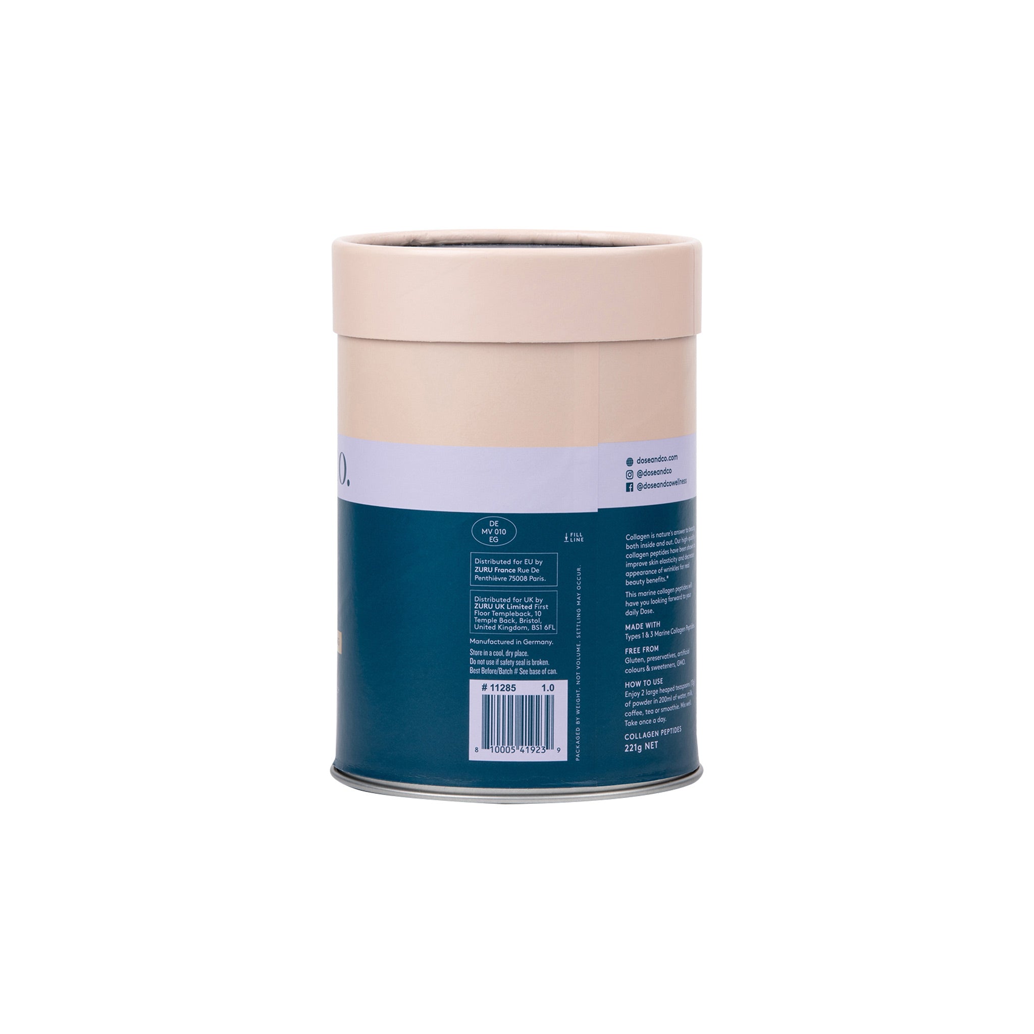 Dose & Co Pure Marine Collagen Peptides 221g