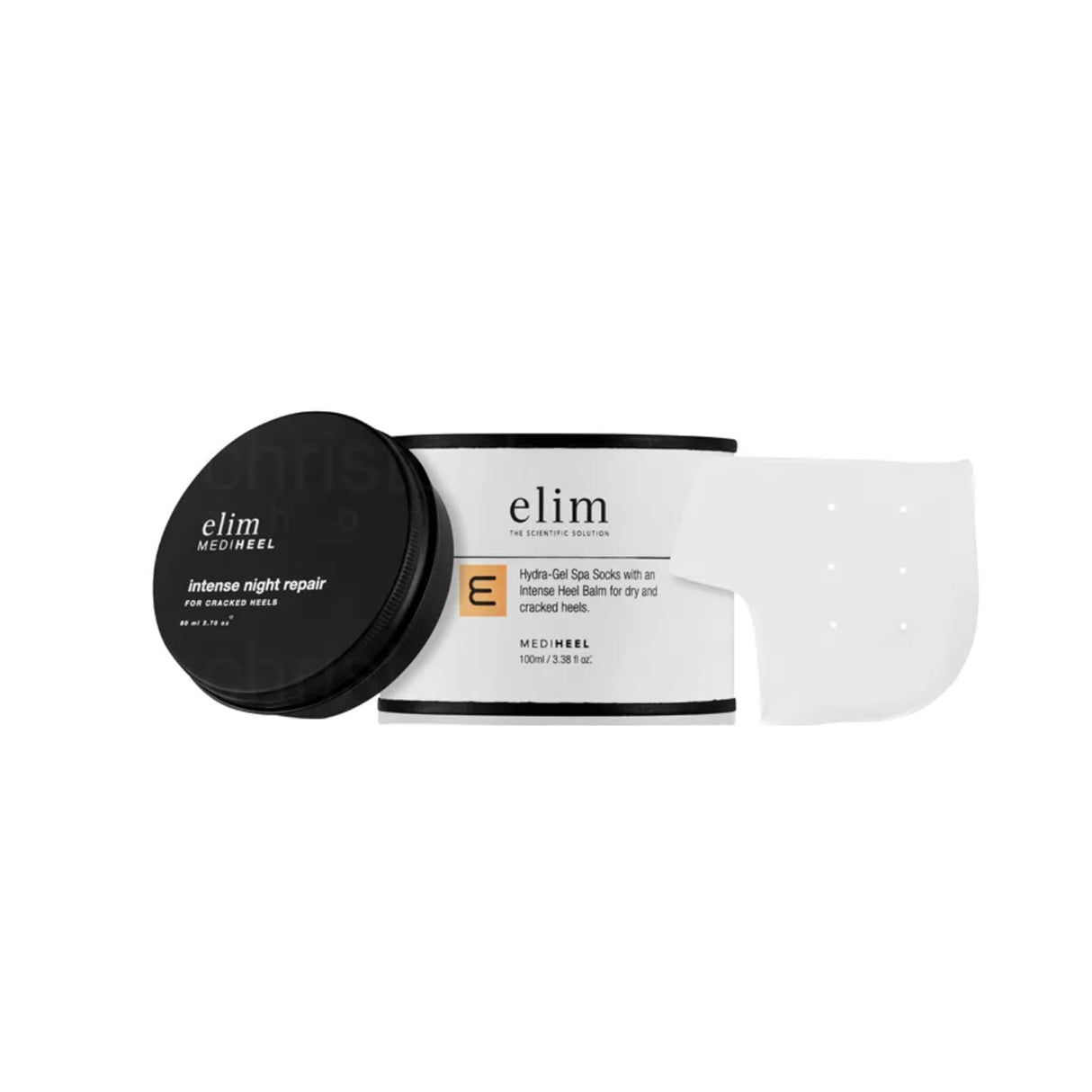 Elim MediHeel Intense Night Repair & Hydro-Gel Socks