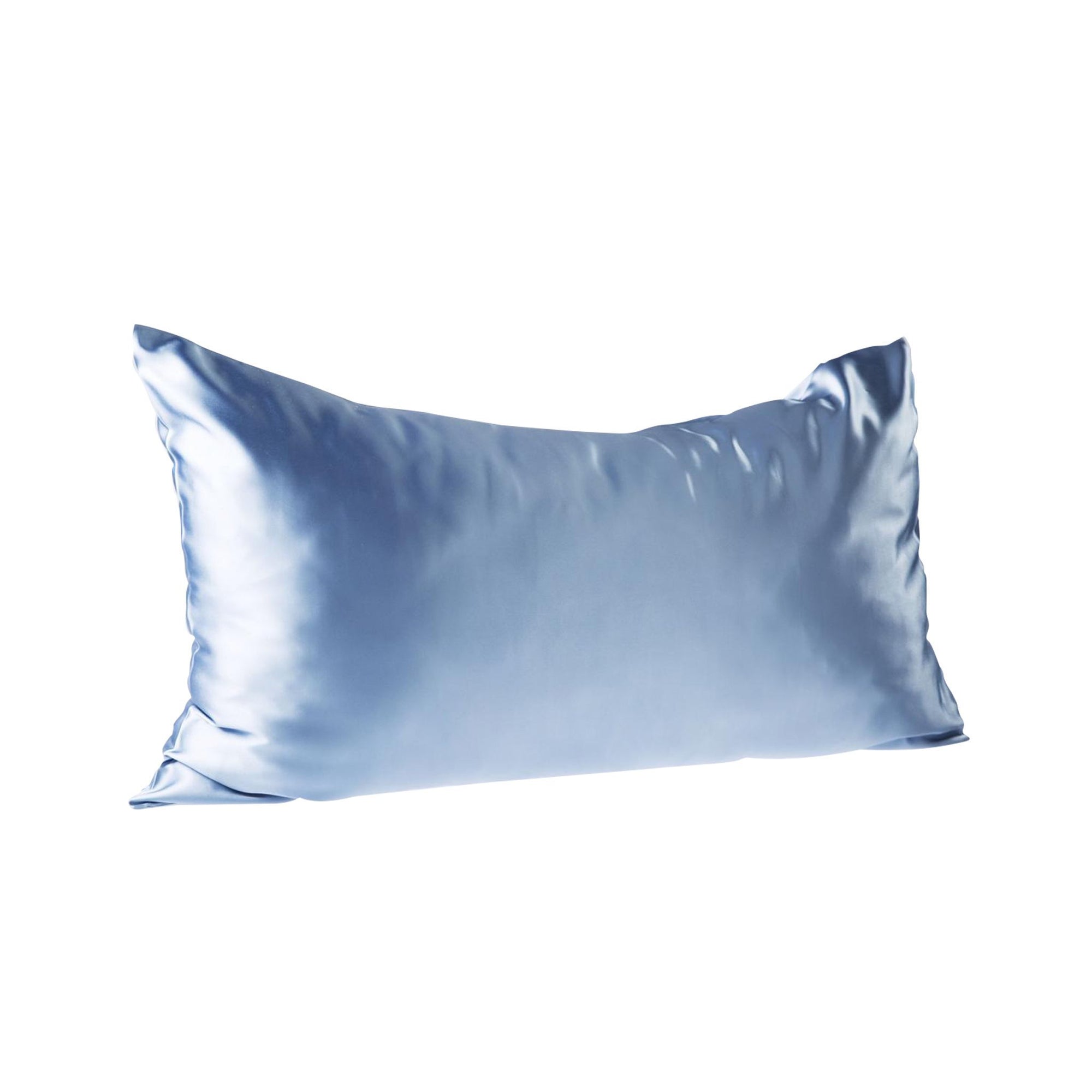 Every Second Counts Satin Pillowcase Blue