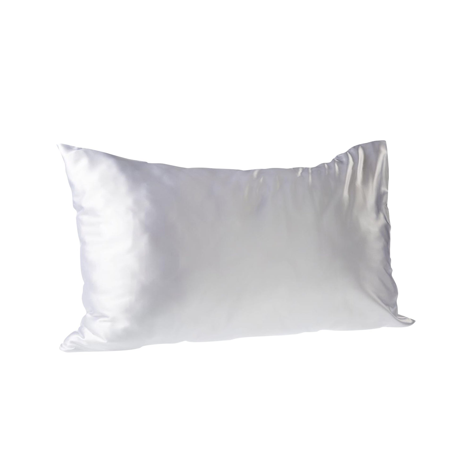 Every Second Counts Satin Pillowcase White