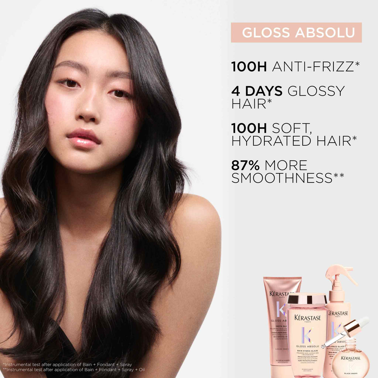 Kérastase Gloss Absolu Anti-Frizz Glaze Milk for Long Hair Prone to Frizz 190ml