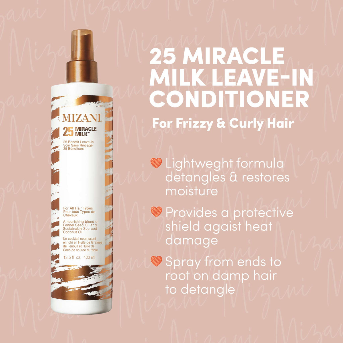Mizani 25 Miracle Milk Conditioner 400ml