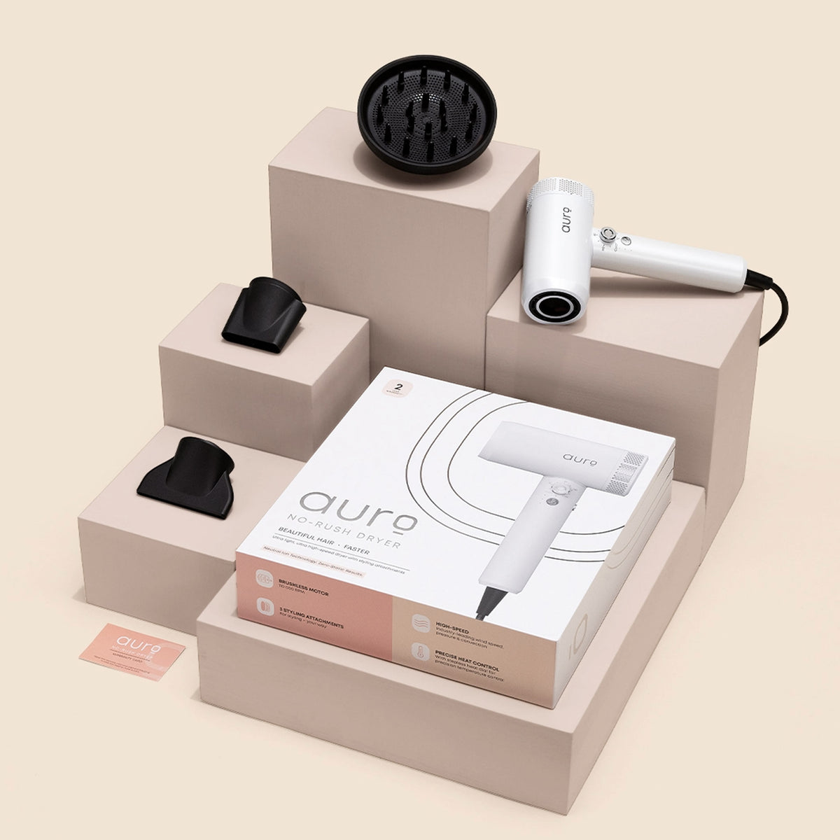 Auro No-Rush Dryer in White