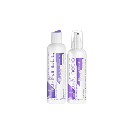 Bio-Kinetic Silver Shimmer Cleanse 250ml & Eezi Blond 200ml
