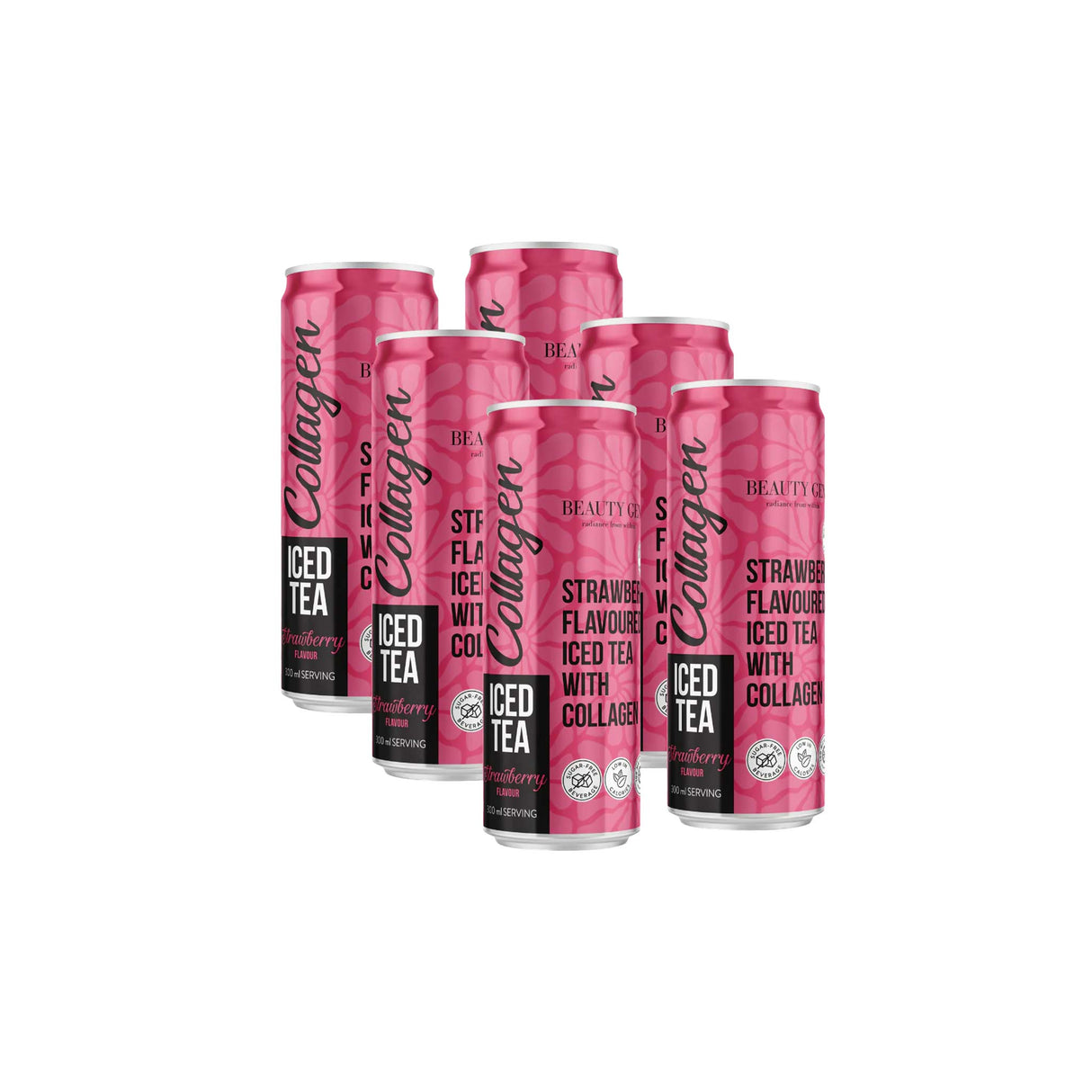 Beauty Gen Collagen Strawberry Iced Tea 300ml