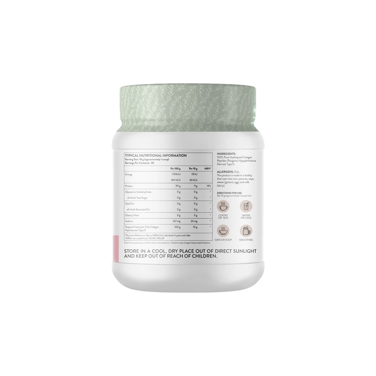 Beauty Gen Naked Collagen Aquatic 300g