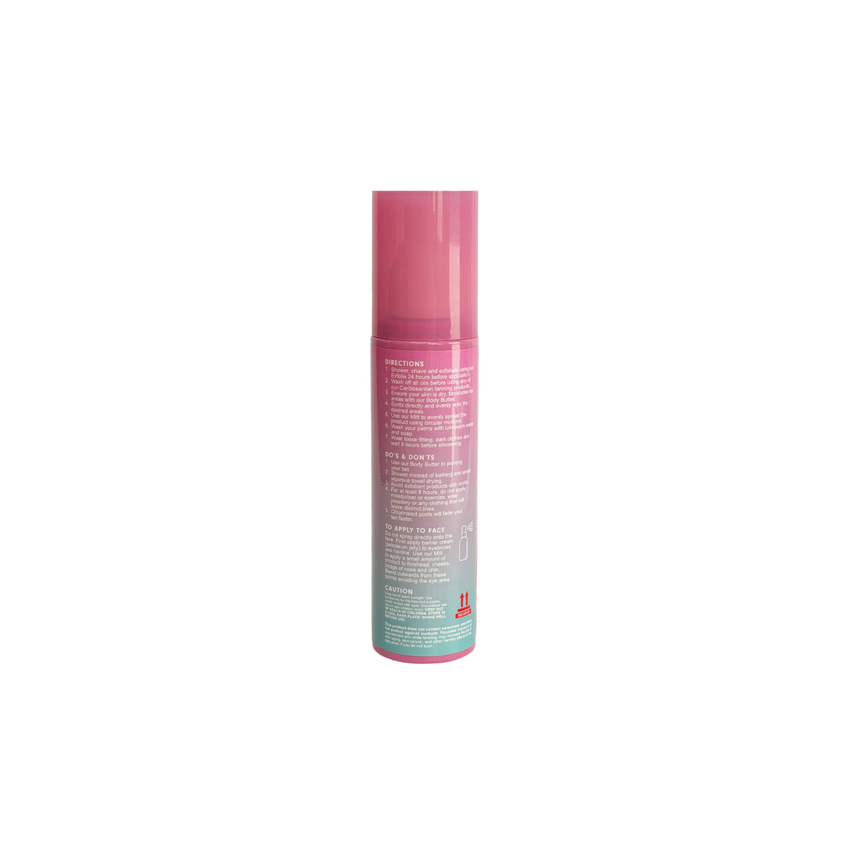 Caribbeantan Spritzer Instant Self Tan 200ml