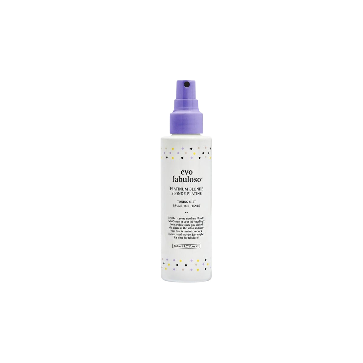 Evo Fabuloso Platinum Blonde Toning Mist 140ml