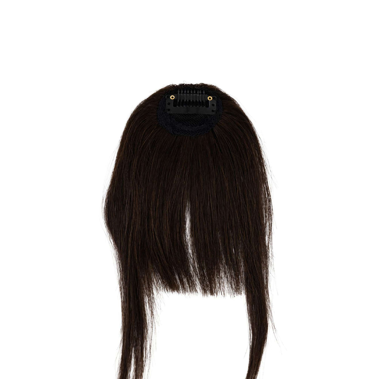 Frontrow Brown Black Clip-in Bangs
