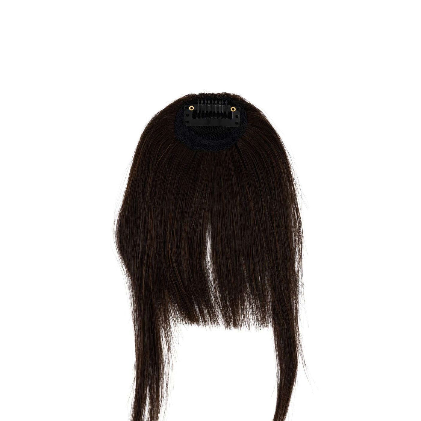 Frontrow Brown Black Clip-in Bangs