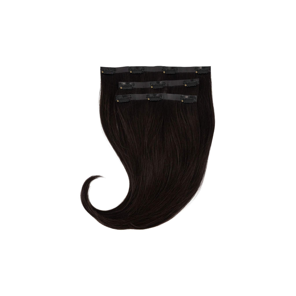 Frontrow Brown Black Clip-in Hair Volumizing Set