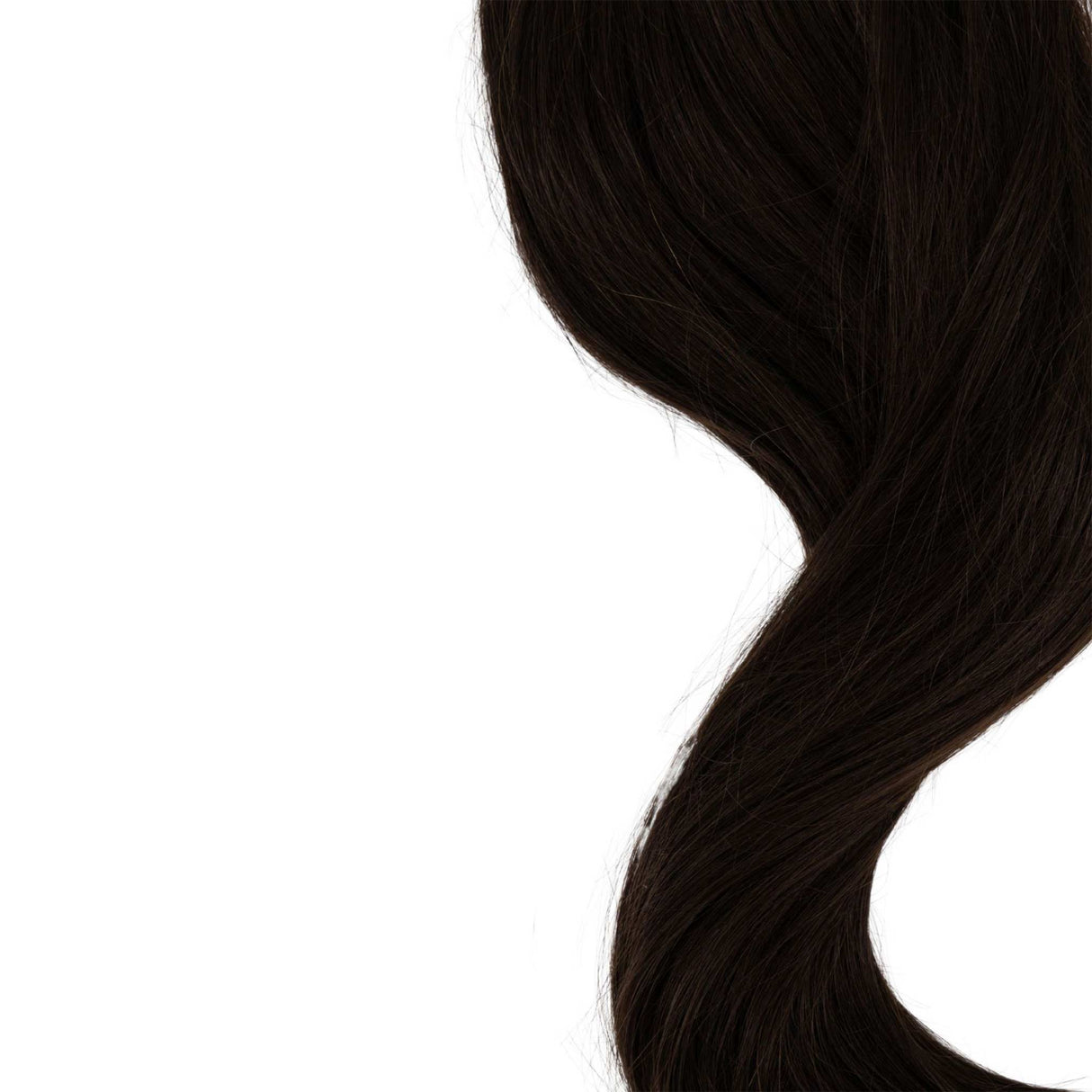 Frontrow Brown Black 20inch Clip-In Ponytail