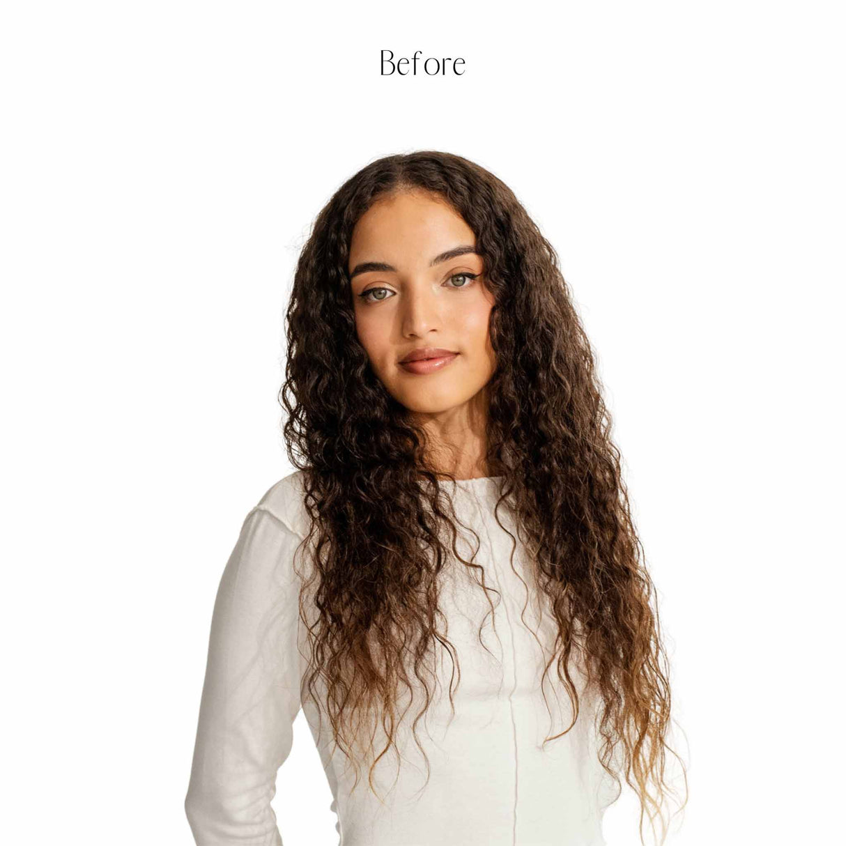 Front Row Brown Black Curly Clip-in Extensions 120g