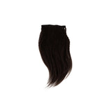 Frontrow Brown Black Kinky Straight Clip-in Extensions 120g