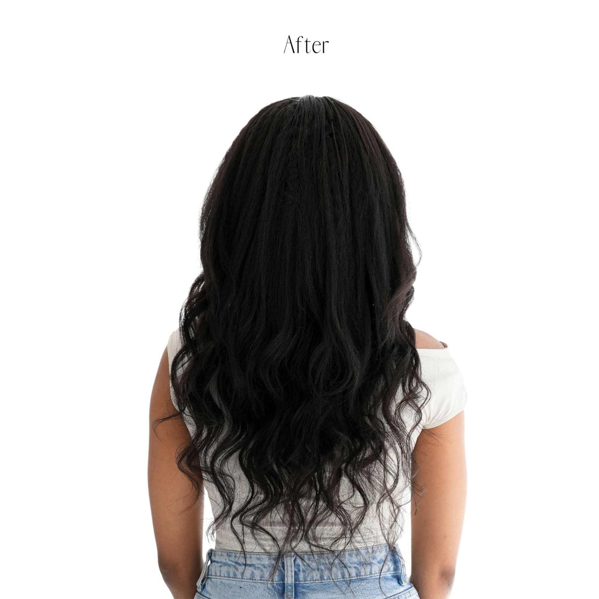 Frontrow Brown Black Kinky Straight Clip-in Extensions 120g