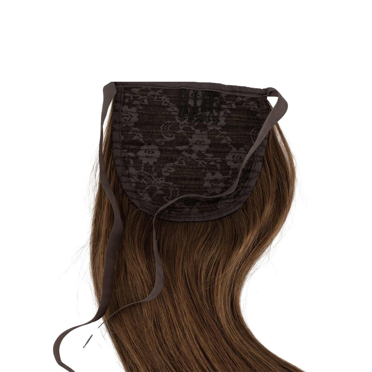 Frontrow Chocolate Brown 20inch Clip in Ponytail
