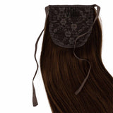 Frontrow Dark Brown 20inch Clip in Ponytail
