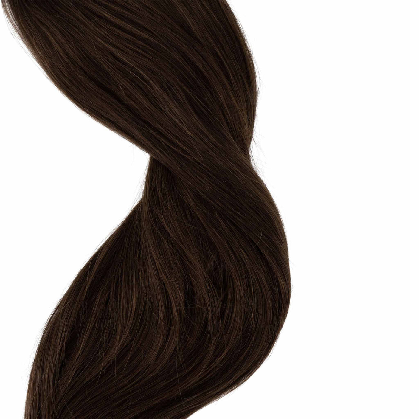 Frontrow Dark Brown 20inch Clip in Ponytail