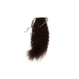 Frontrow Dark Brown Curly 20inch Clip in Ponytail