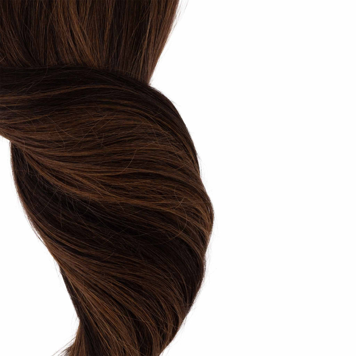 Frontrow Rooted Mixed Chocolate Clip-In Hair Extensions 160g