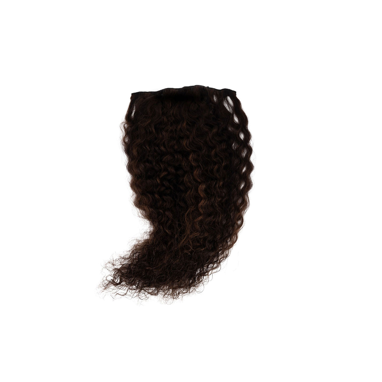 Frontrow Rooted Mixed Chocolate Curly Clip-in Extensions 120g