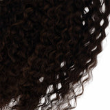 Frontrow Rooted Mixed Chocolate Curly Clip-in Extensions 120g
