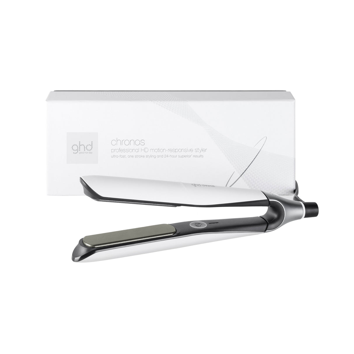 ghd Chronos Classic Hair Straightener - White