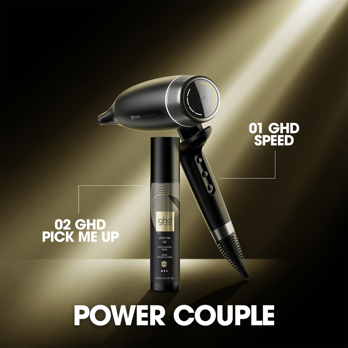 ghd Speed Ionic Hair Dryer - In Black