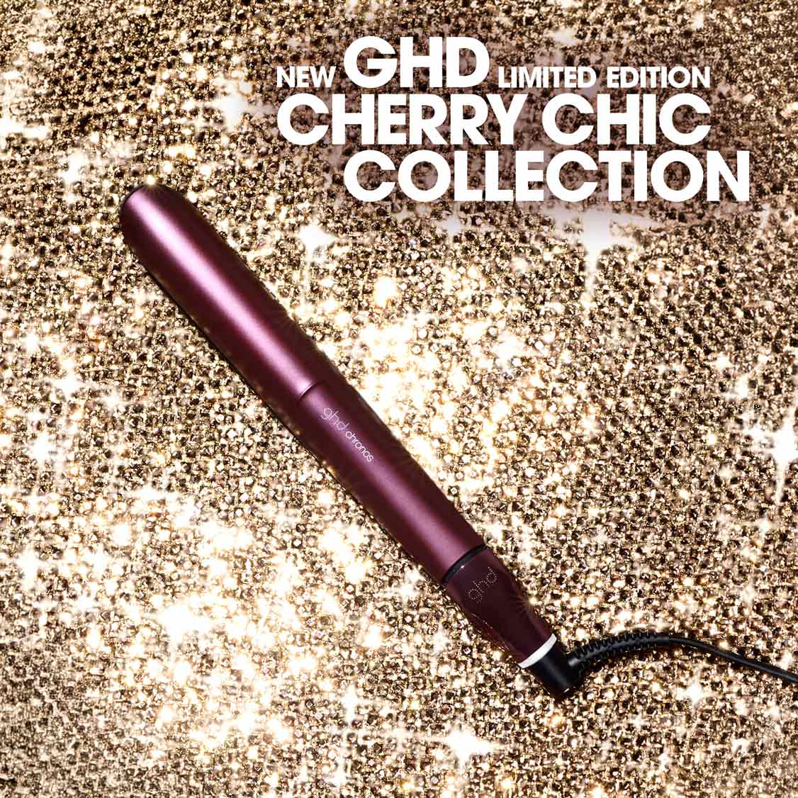 ghd Chronos Limited Edition Gift Set - Hair Straightener in Cherry Chic