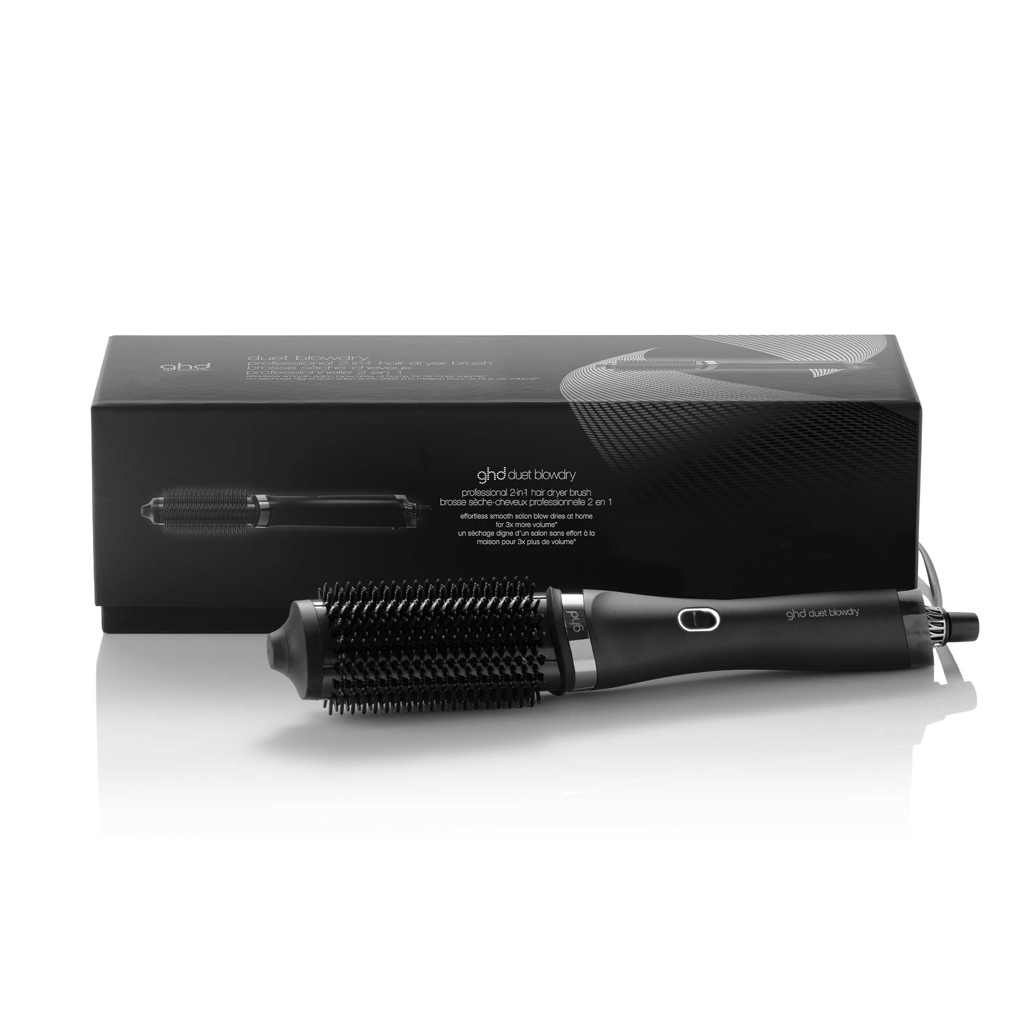 ghd Duet Blowdry - Hair Dryer Brush Black - retailbox.co.za