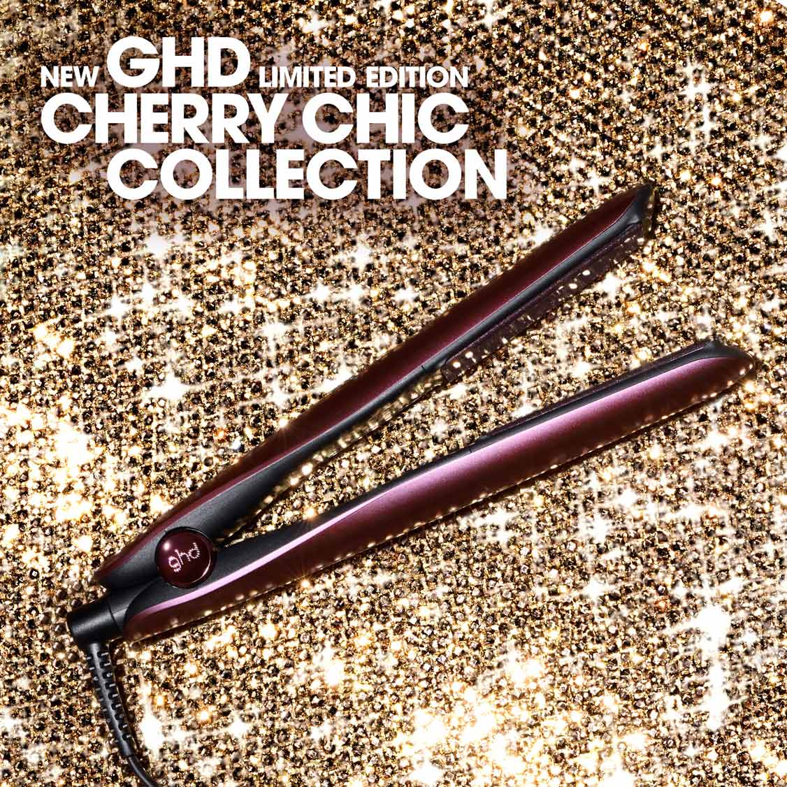 ghd Gold Limited Edition Gift Set - Hair Straightener in Cherry Chic