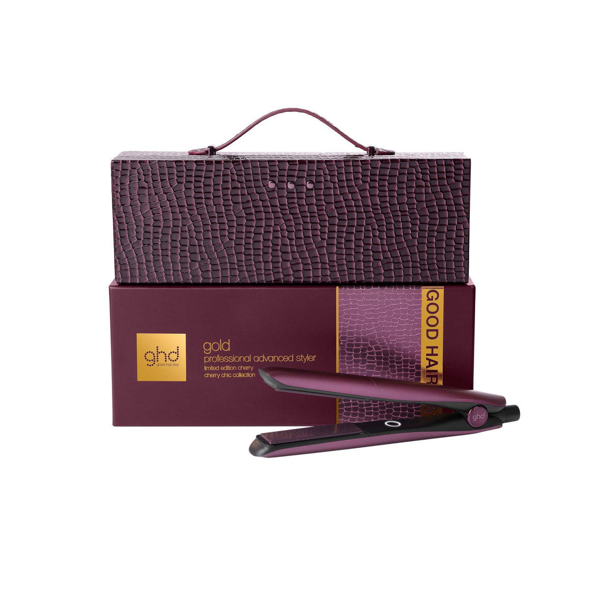 ghd Gold Limited Edition Gift Set - Hair Straightener in Cherry Chic