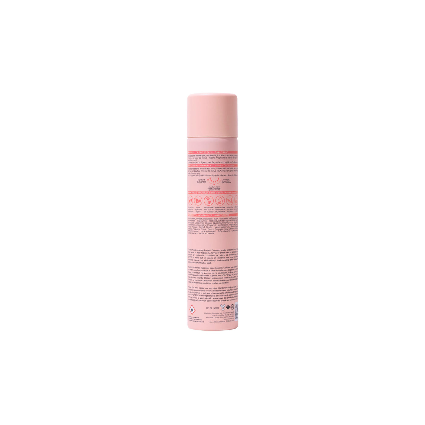 DESIGNME Hold.ME Three Ways Hairspray 330ml