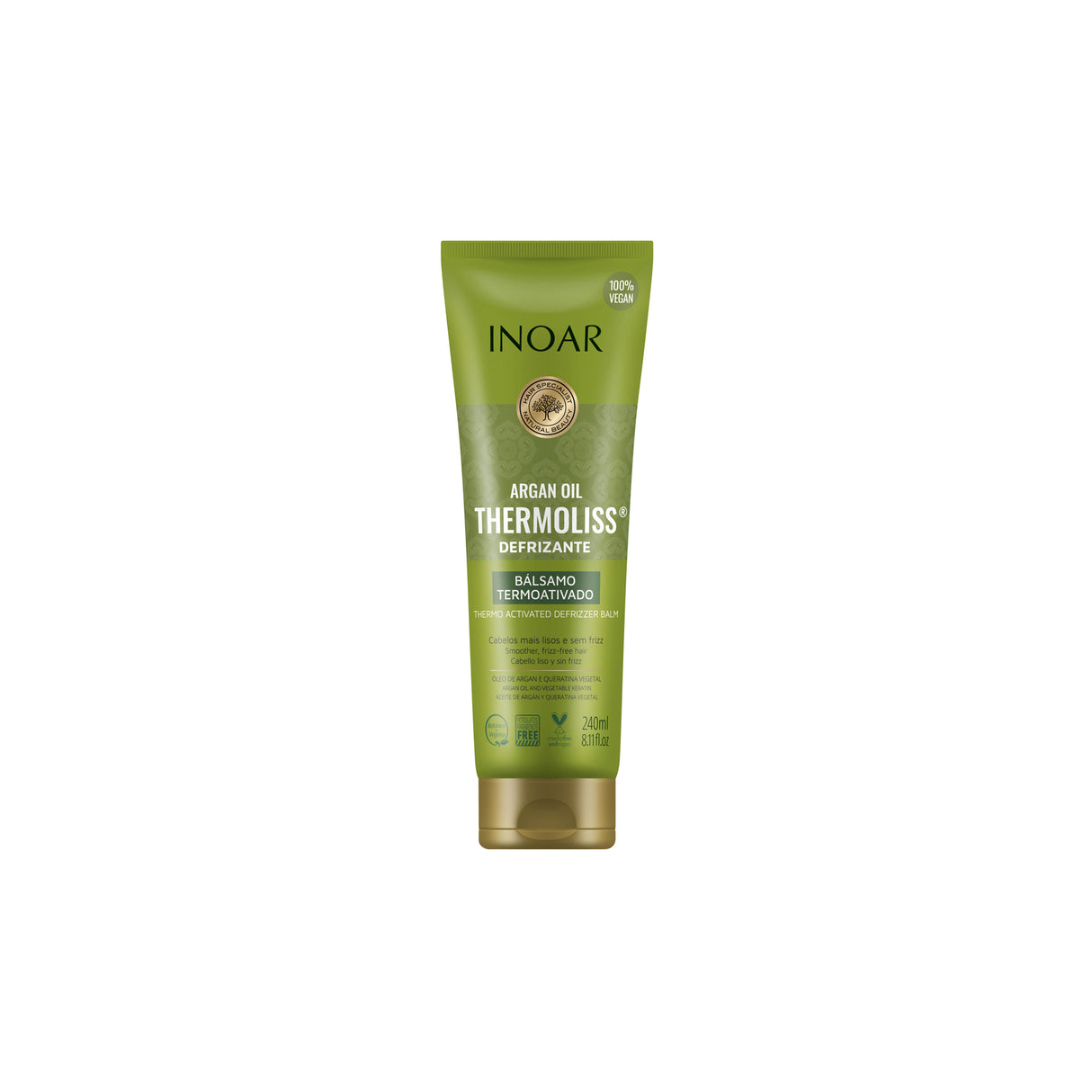 INOAR Argan Oil Thermoliss Anti-Frizz Styling Balm 240ml