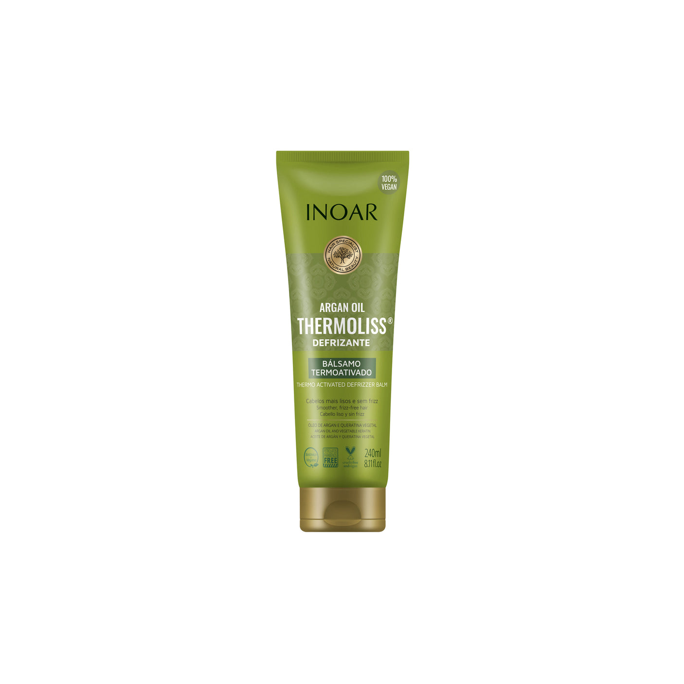 INOAR Argan Oil Thermoliss Anti-Frizz Styling Balm 240ml