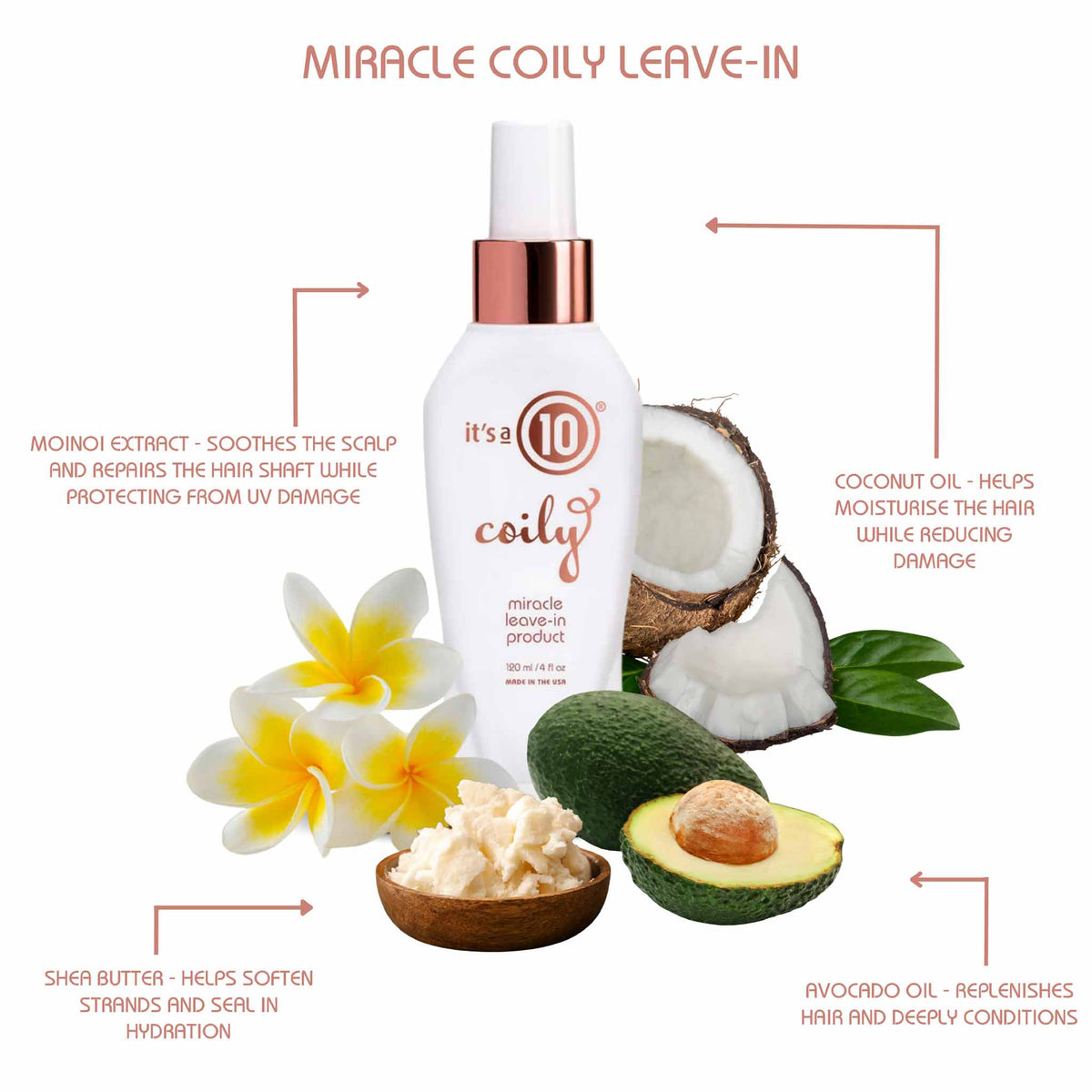 It's a 10 Coily Miracle Leave In 120ml