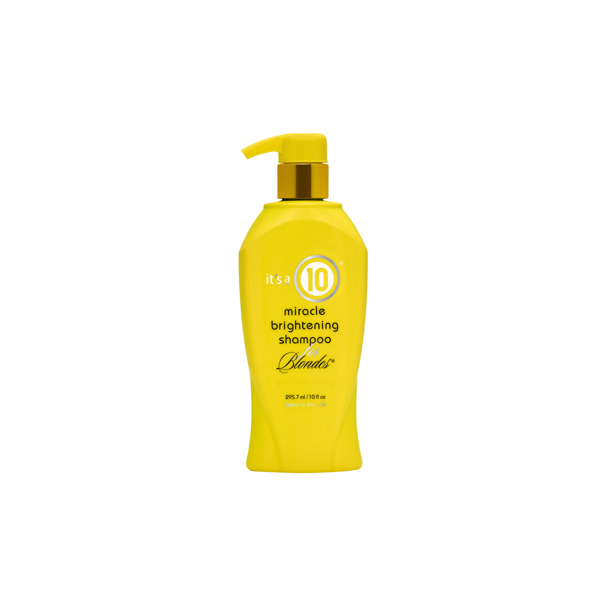 It's a 10 Miracle Brightening Shampoo for Blondes 295ml