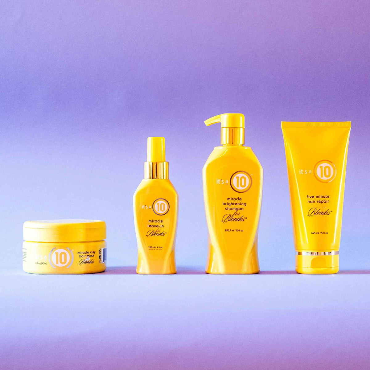 It's a 10 Miracle Brightening Shampoo for Blondes 295ml