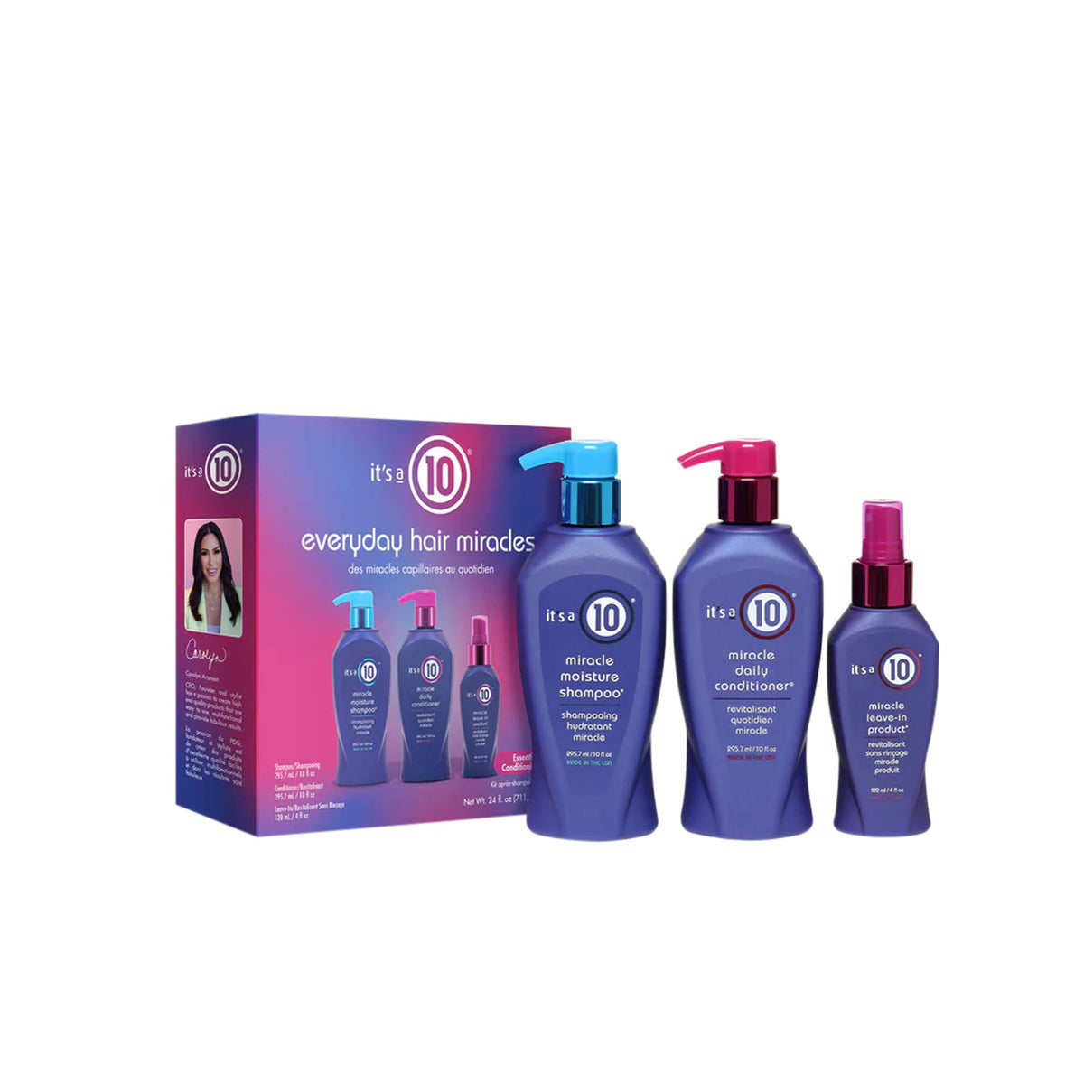 It's a 10 Miracle Conditioning Trio Kit