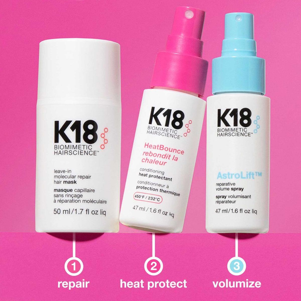 K18 Salon Blowout at Home Kit