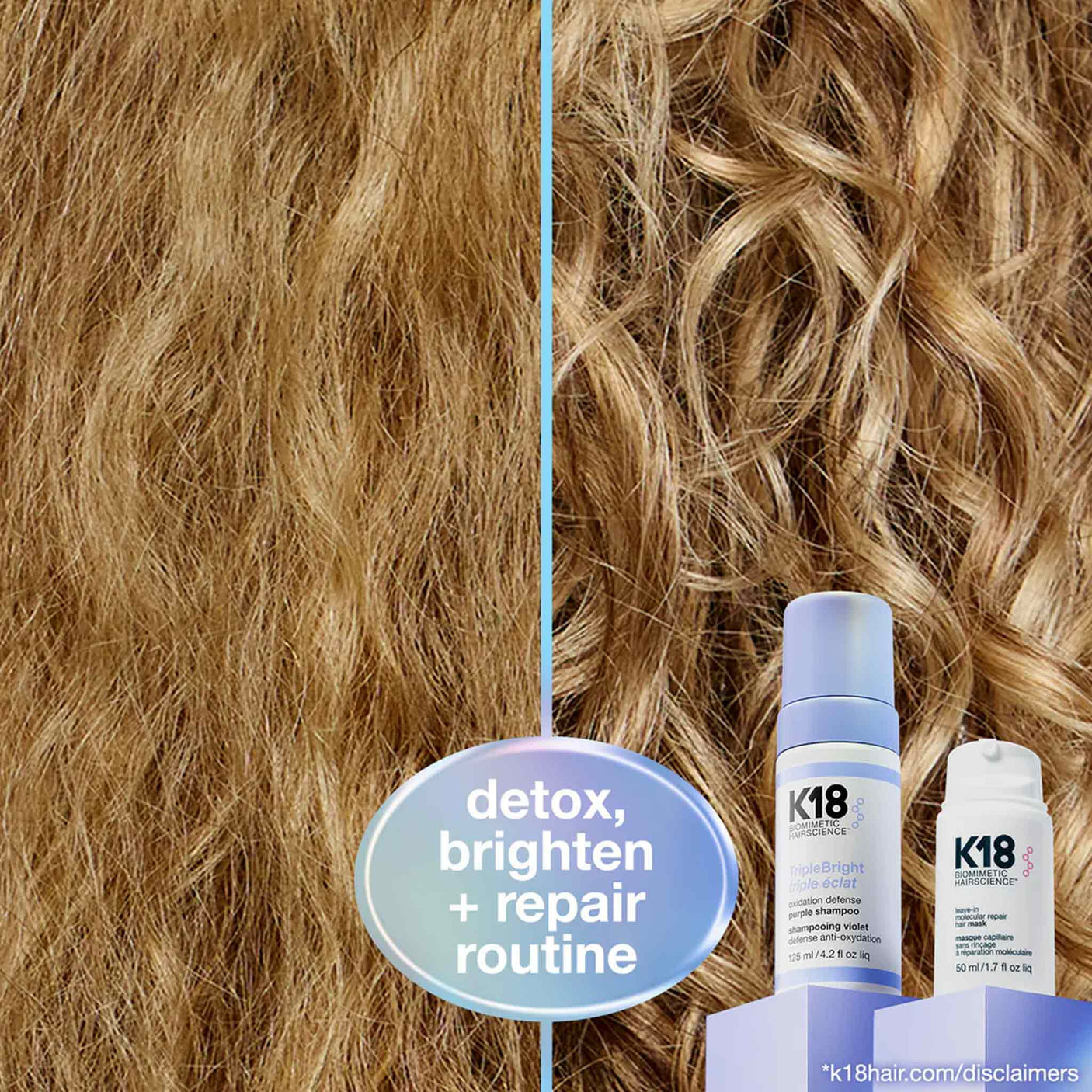 K18 TripleBright Oxidation Defense Purple Shampoo 125ml
