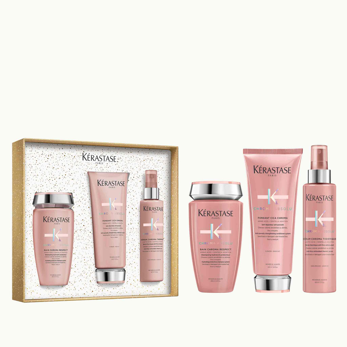 Kérastase Chroma Absolu Gift Set for Protecting Colour-Treated Hair  - Complimentary Shampoo