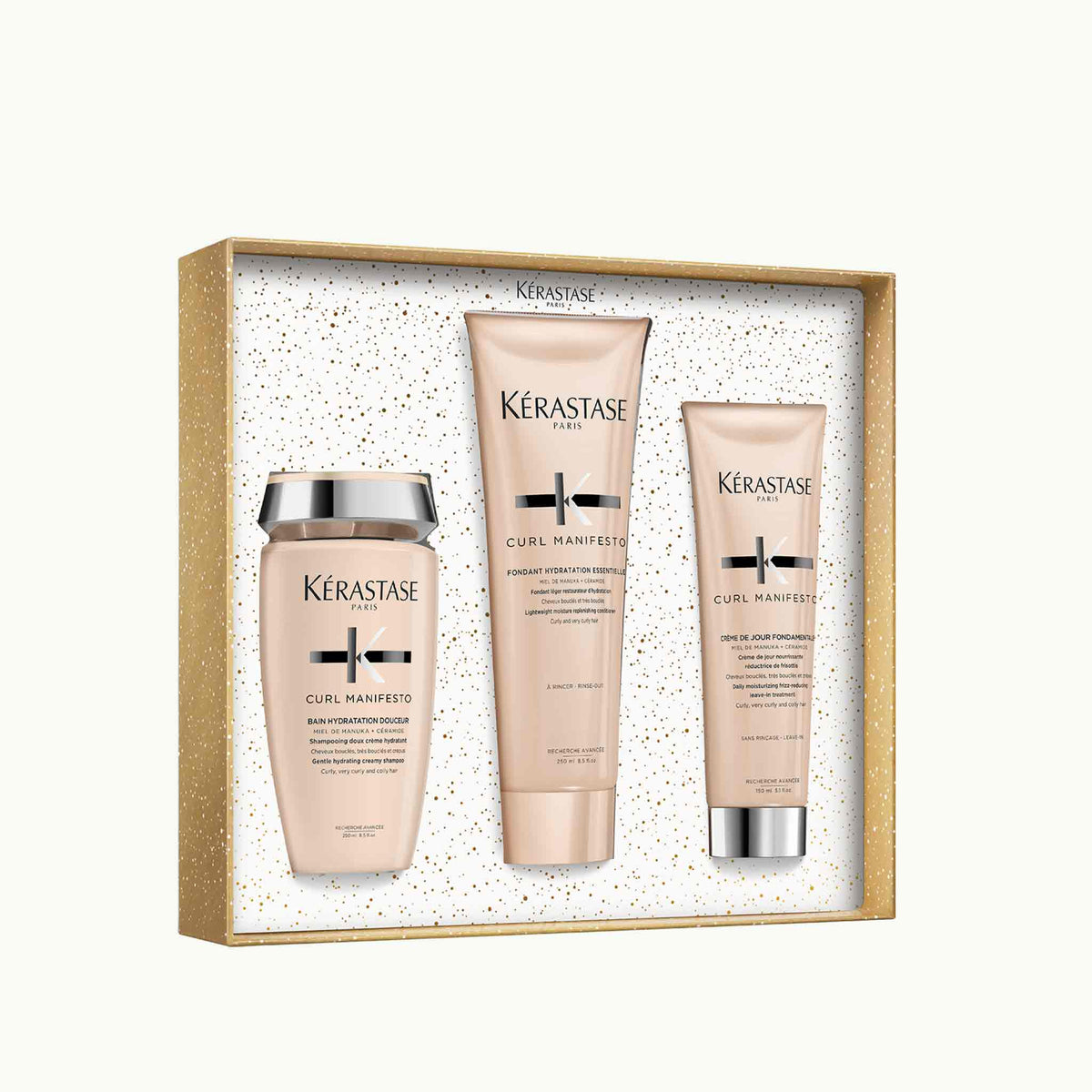 Kérastase Curl Manifesto Hydrating Gift Set  for Curly, Very Curly & Coily Hair  - Complimentary Shampoo