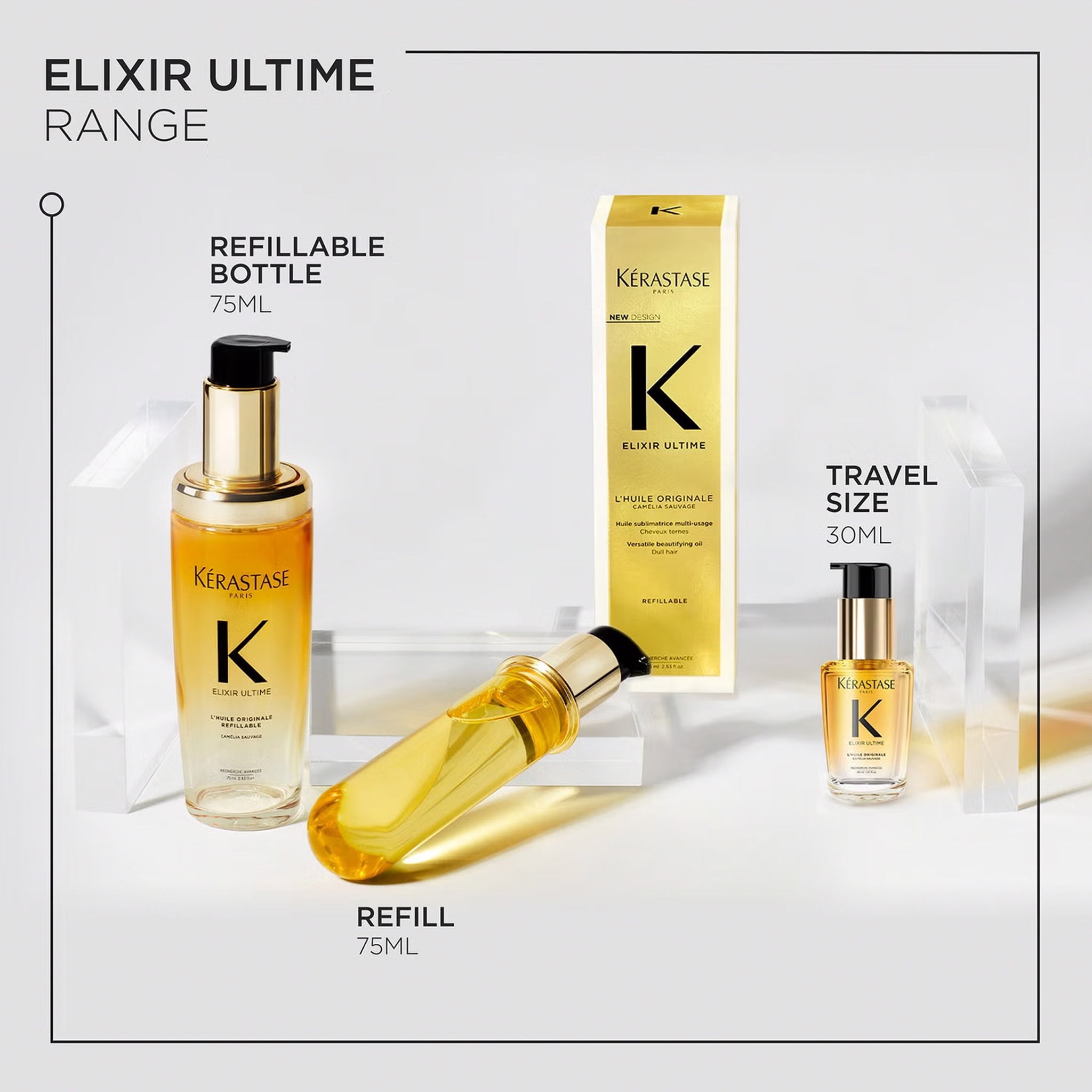 KERASTASE hair oil 2本 Luxury Hair Oil Kérastase Elixir Ultime 30ml - retailbox.co.za