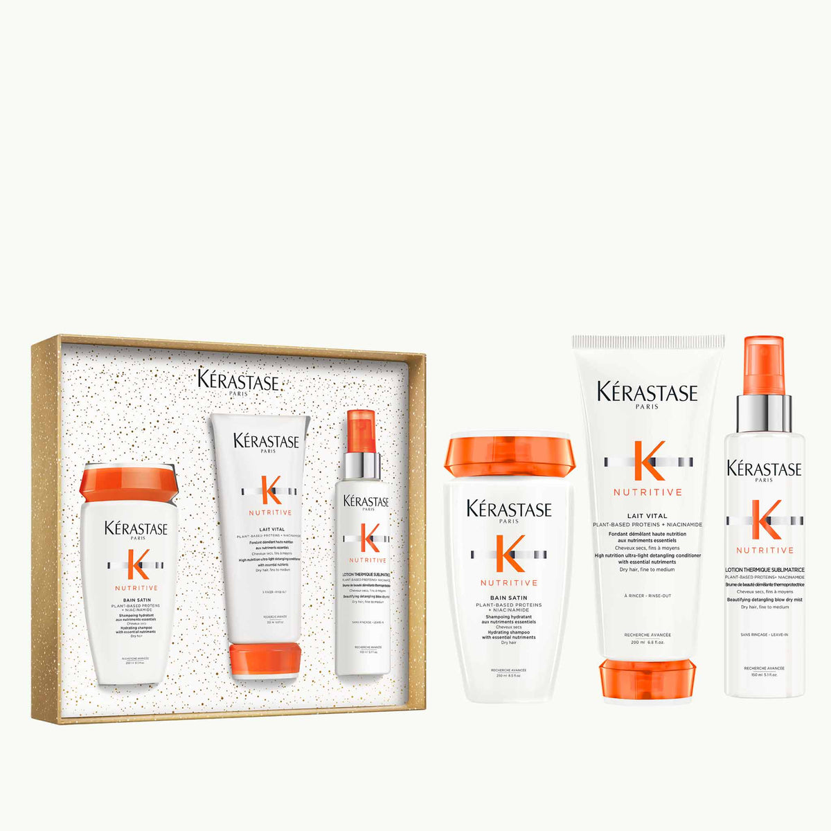 Kérastase Nutritive Nourishing Haircare Gift Set for Thin Dry Hair  - Complimentary Shampoo
