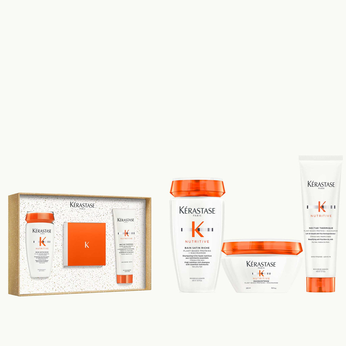 Kérastase Nutritive Nourishing Haircare Gift Set  for Thick Very Dry Hair  - Complimentary Shampoo
